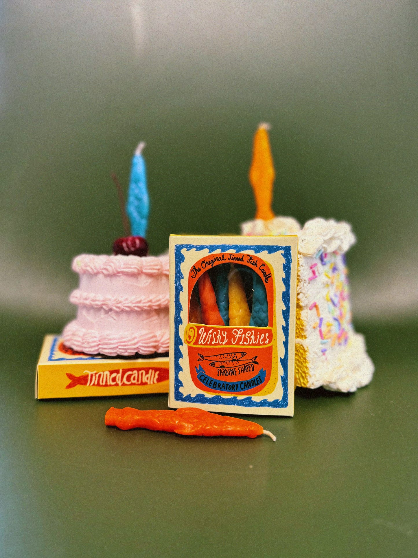 Wishy Fishies - Sardine Celebratory Candles (Pre-Order)