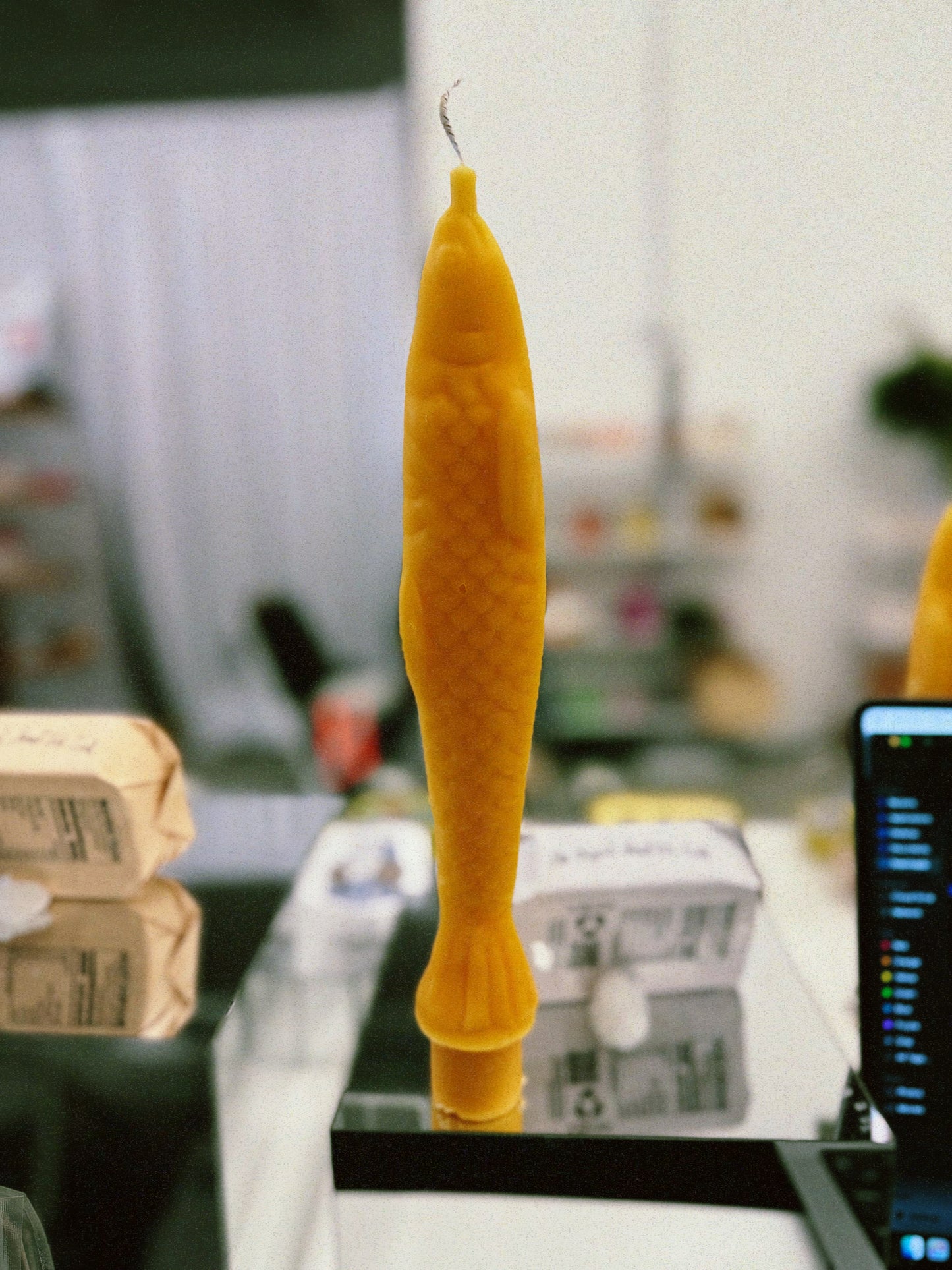 PRE-ORDER - FISH STICKS - Fish Shaped, Beeswax, Taper Candles