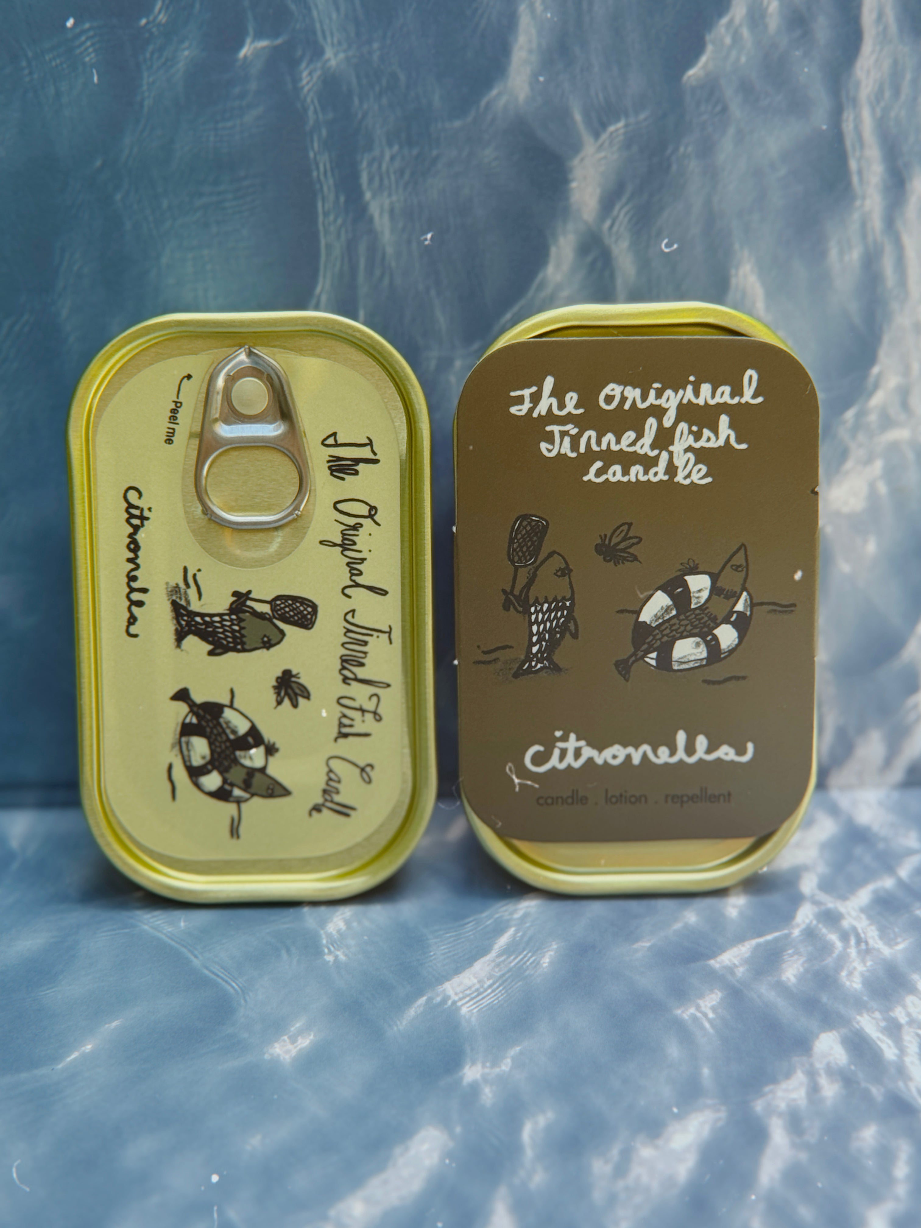 Tinned Fish Candle - Citronella