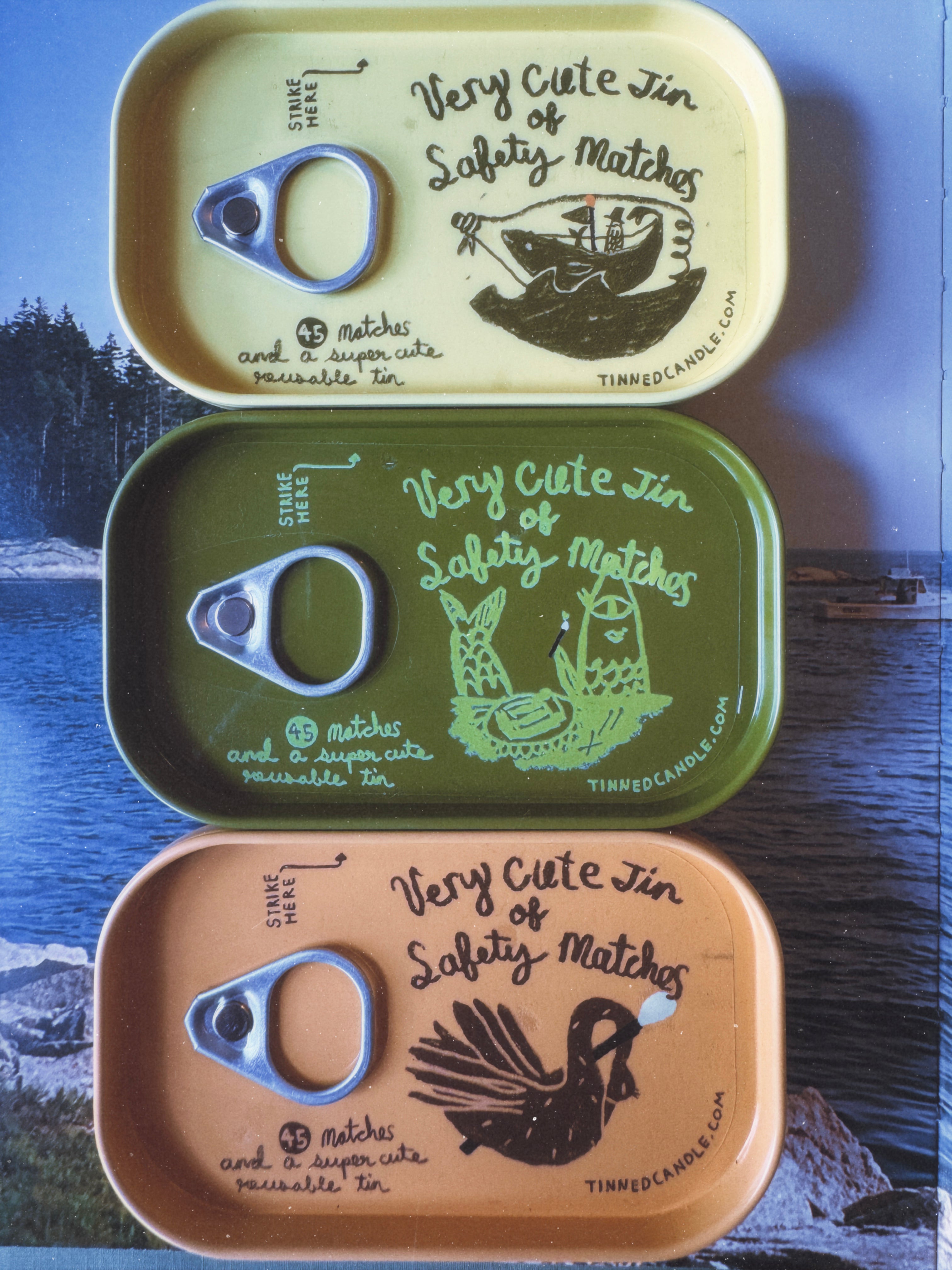 Very Cute Tin of Safety Matches