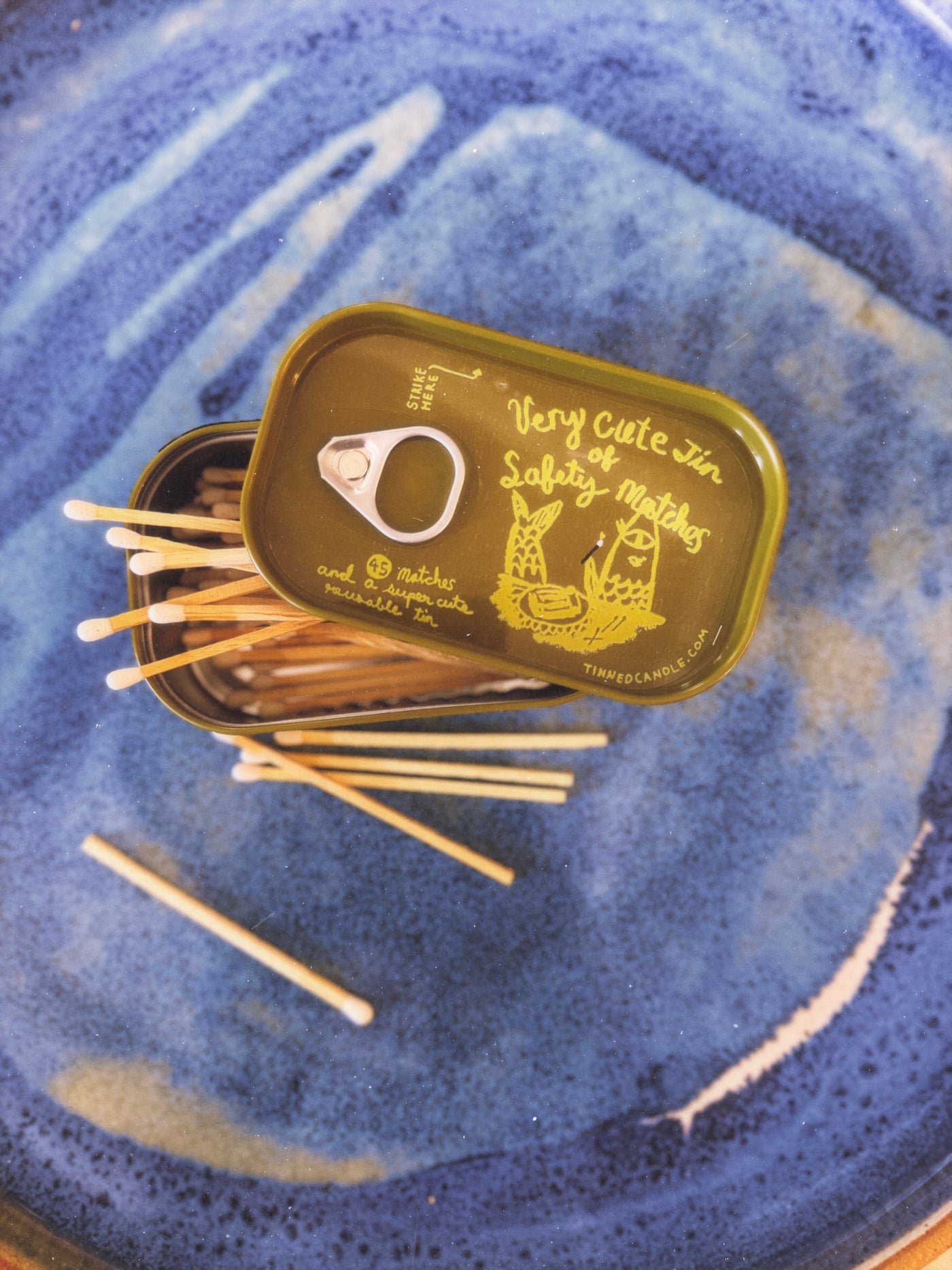 Very Cute Tin of Safety Matches