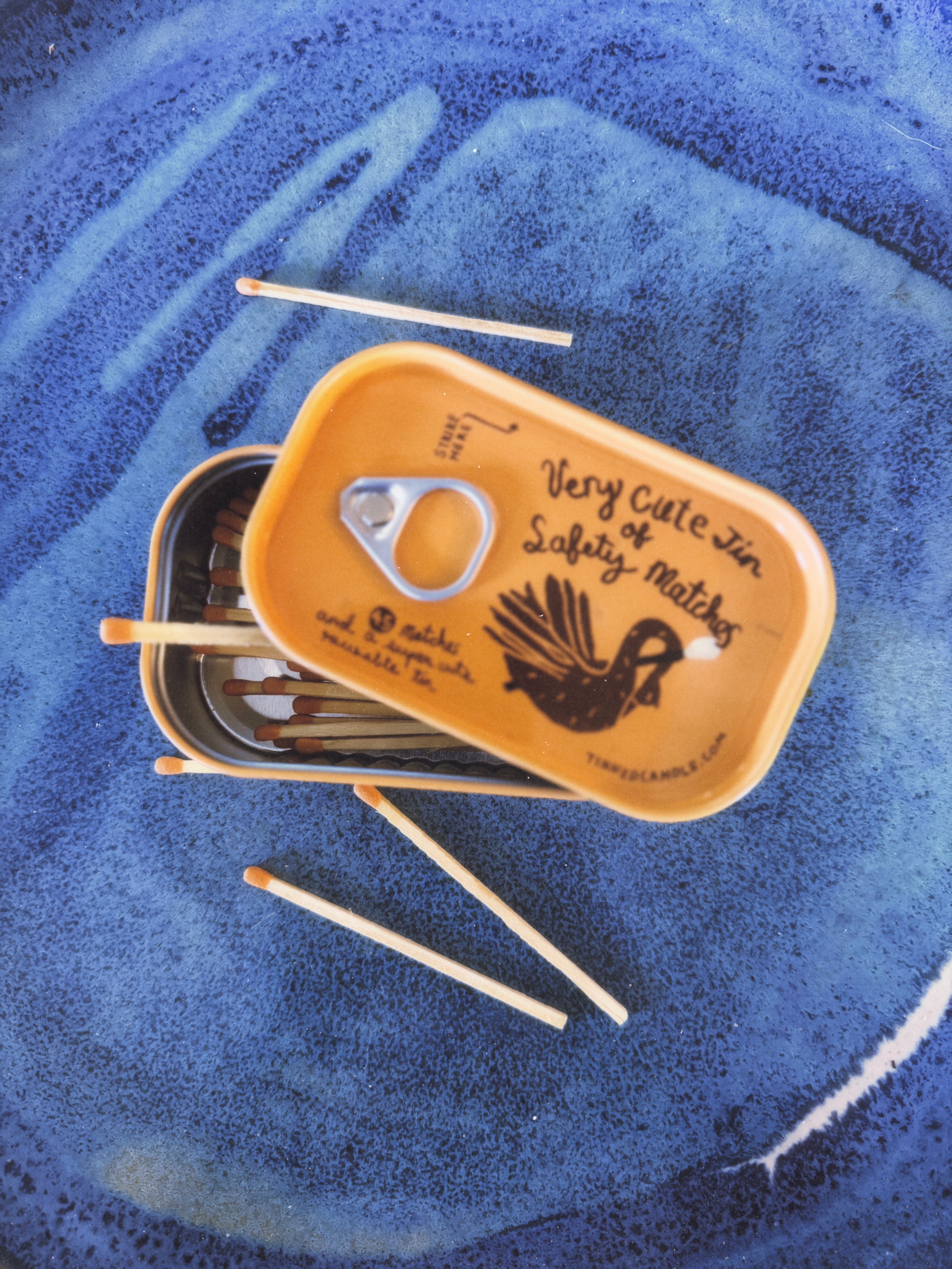 Very Cute Tin of Safety Matches