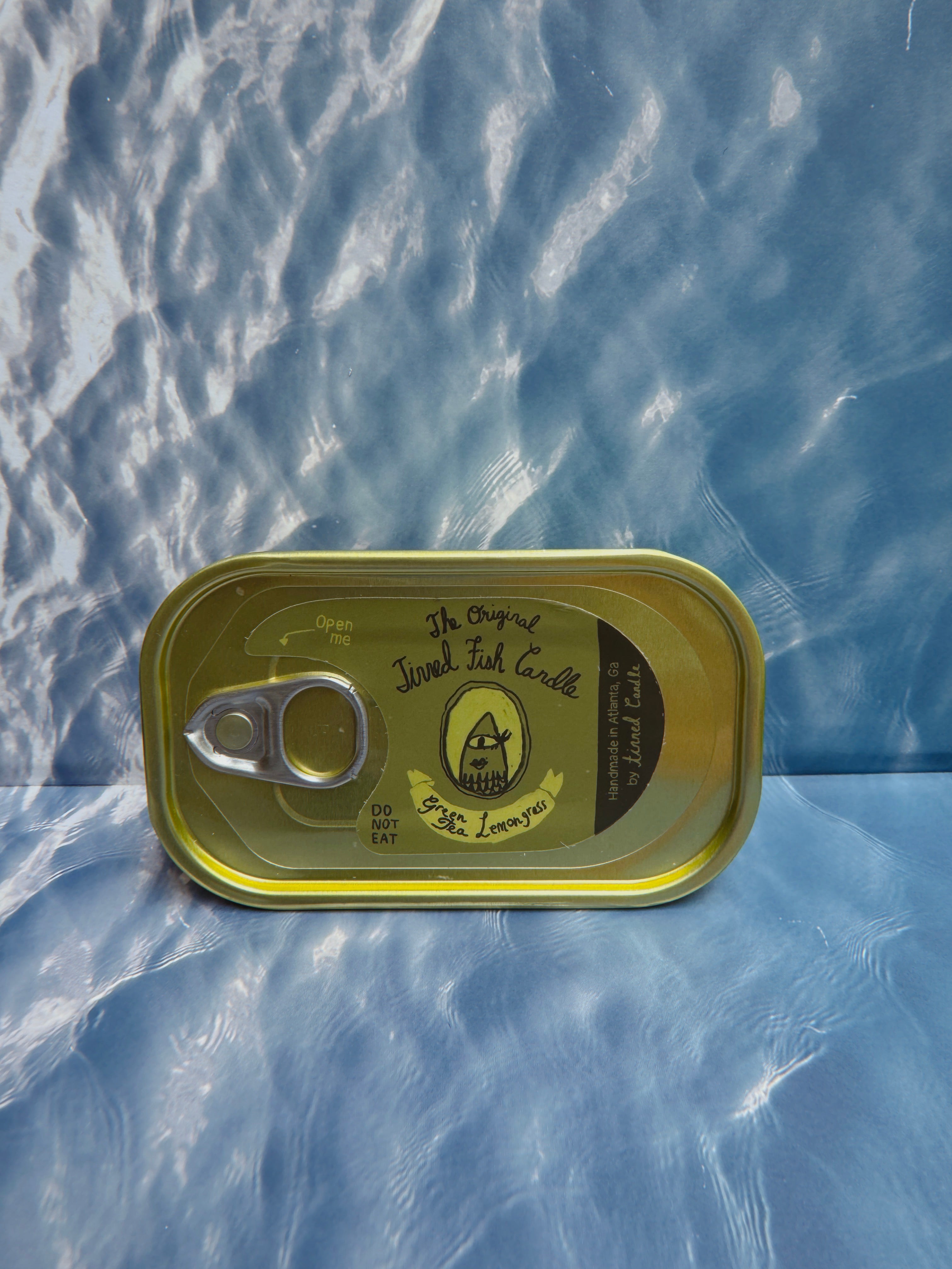 Tinned Fish Candle - Green Tea & Lemongrass