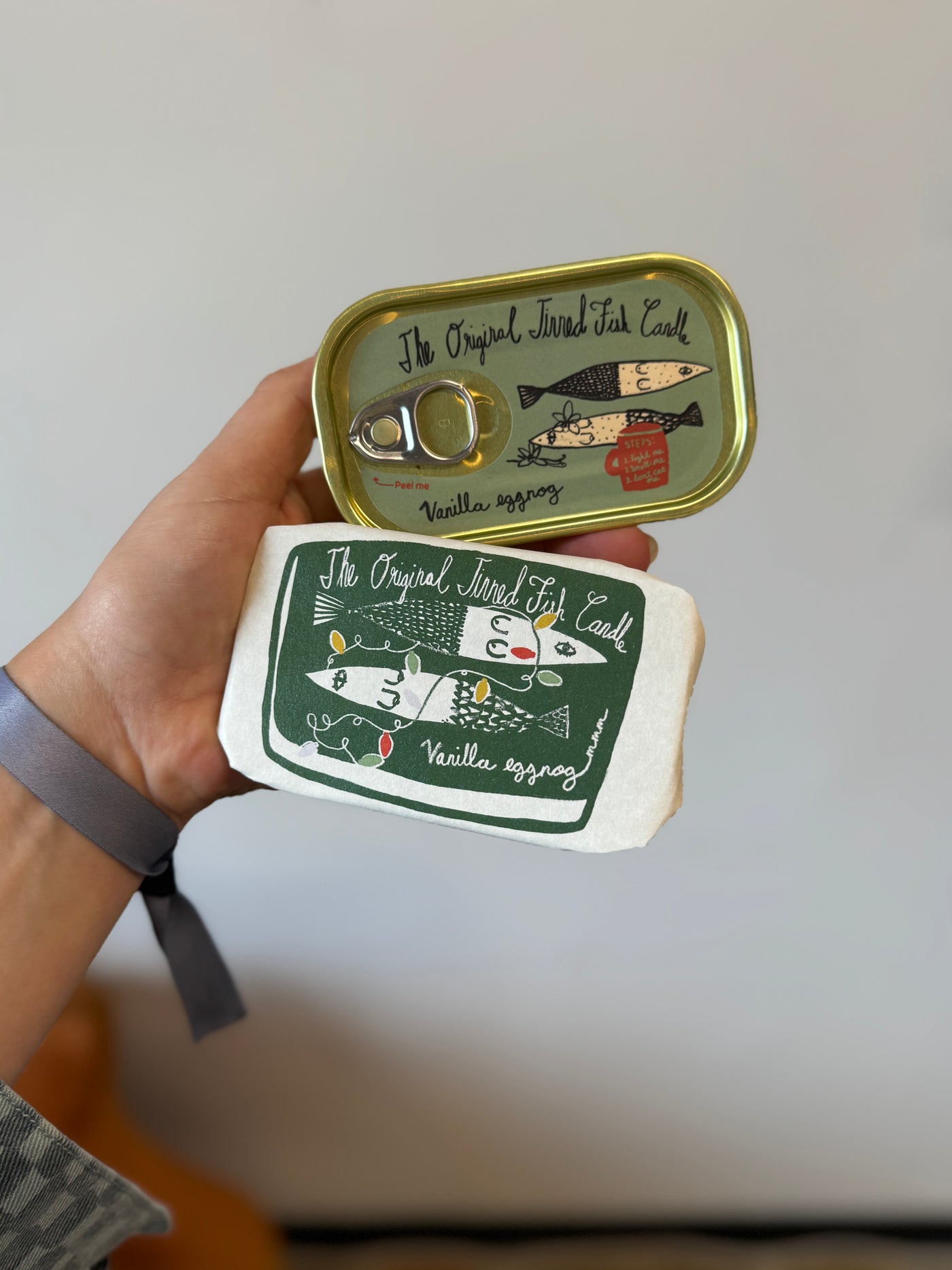 Tinned Fish Candle - Vanilla Eggnog