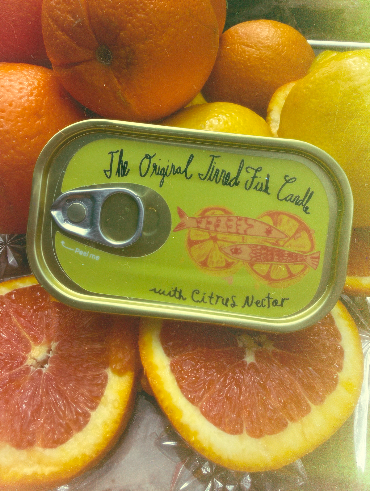Tinned Fish Candle - Citrus Nectar