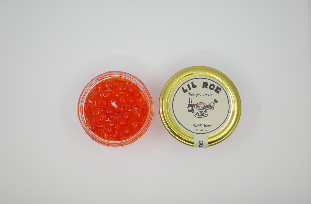 "Lil Roe" Gel Wax Caviar Tealight Candle