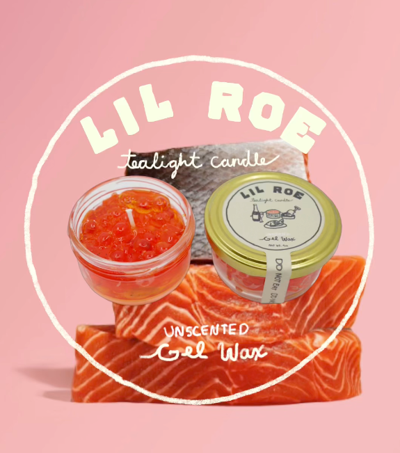 "Lil Roe" Gel Wax Caviar Tealight Candle