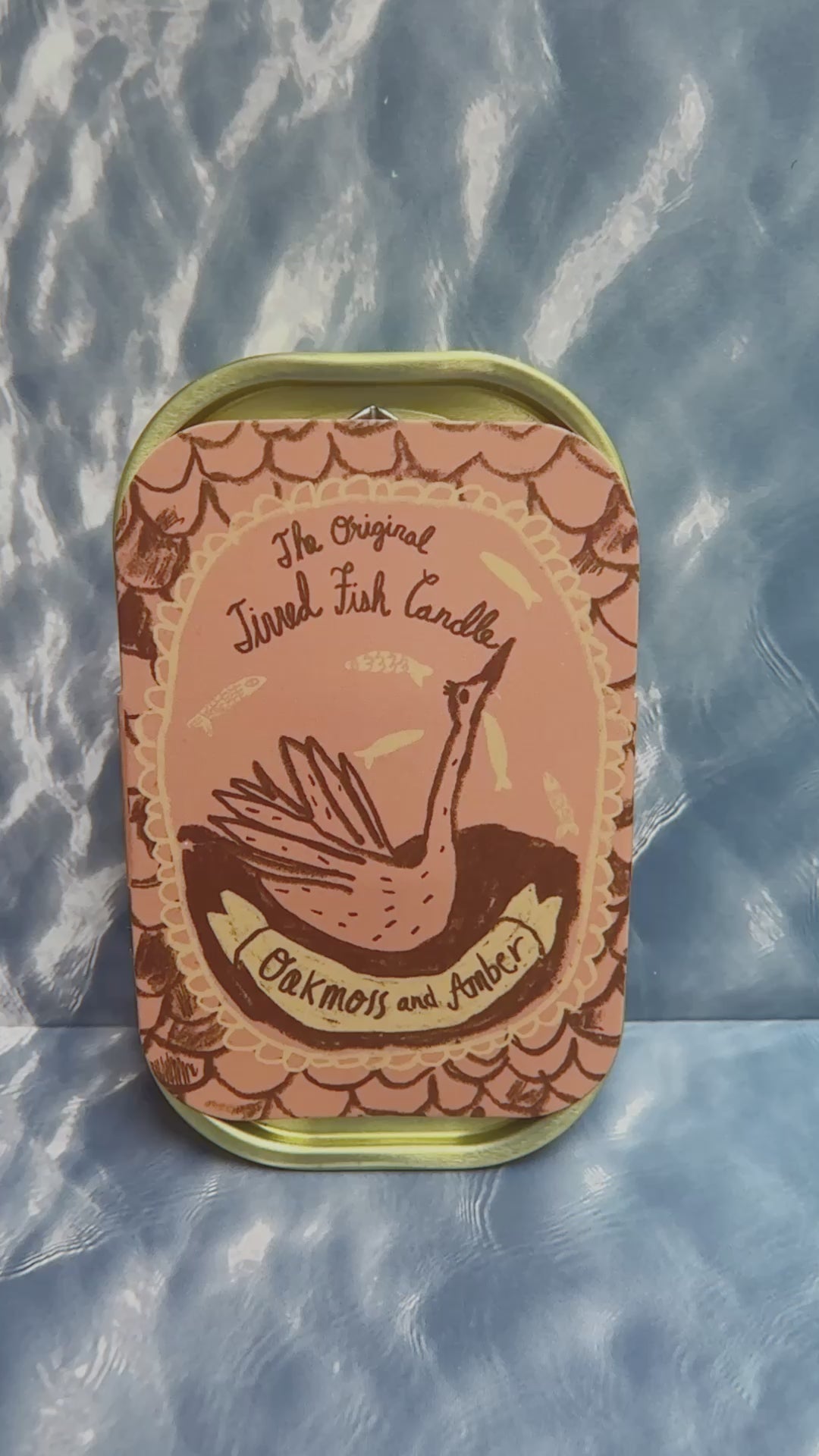 Tinned Fish Candle - Oakmoss & Amber