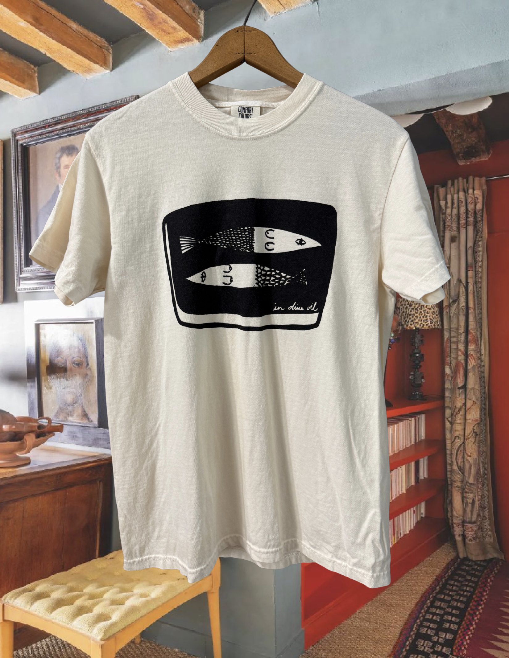 The Original Tinned Fish Boobie Shirt